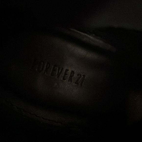 Like New Forever 21 Black Boots - Picture 6 of 7